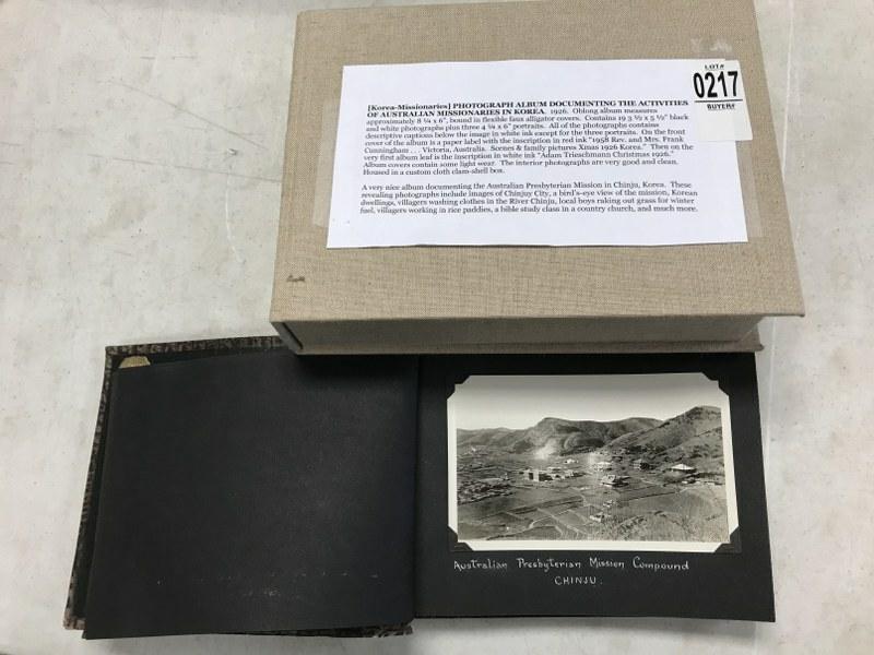 ALBUM OF THE ACTIVITIES OF AUSTRALIAN MISSIONARIES IN (1 of 10)