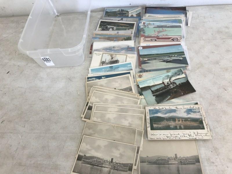 LOT OF TRANSPORTATION RELATED POSTCARDS, INCLUDING (1 of 1)