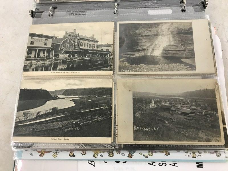 SPRAKER'S NEW YORK POSTCARD ALBUM AND MISC EPHEMERA (1 of 7)