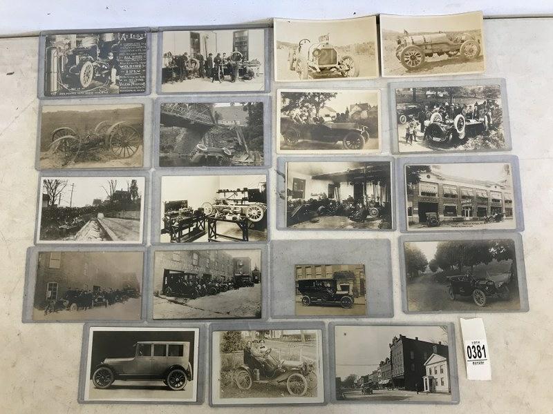 (17) RPPC OF EARLY AUTOMOBILES, INCLUDING ROADSTERS, (1 of 8)
