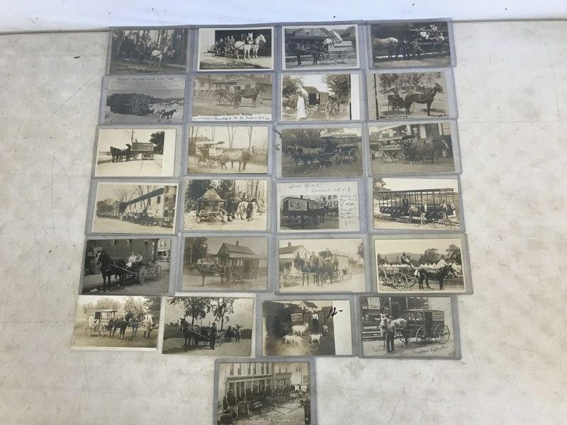 (25) RPPC OCCUPATIONAL HORSE & WAGONS AND RELATED, (1 of 10)