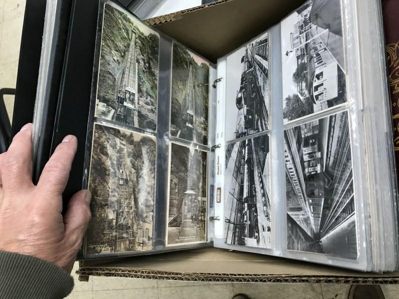 (6) MISC. ESTATE POSTCARD ALBUMS, FOREIGN, LANDSCAPES, (1 of 4)