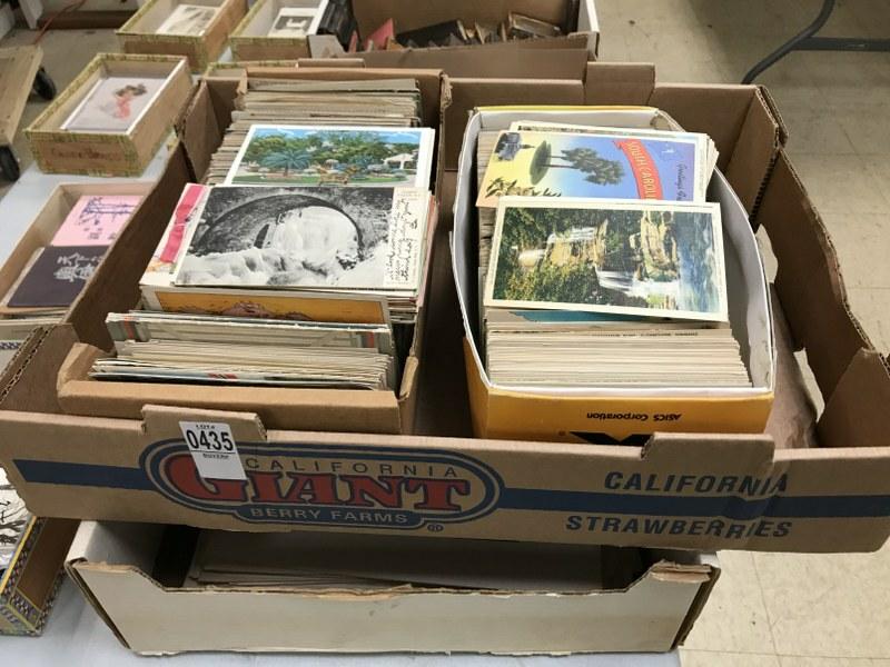 APRROX 800 OR MORE USA OLDER POSTCARDS, MIXED STATES, (1 of 2)