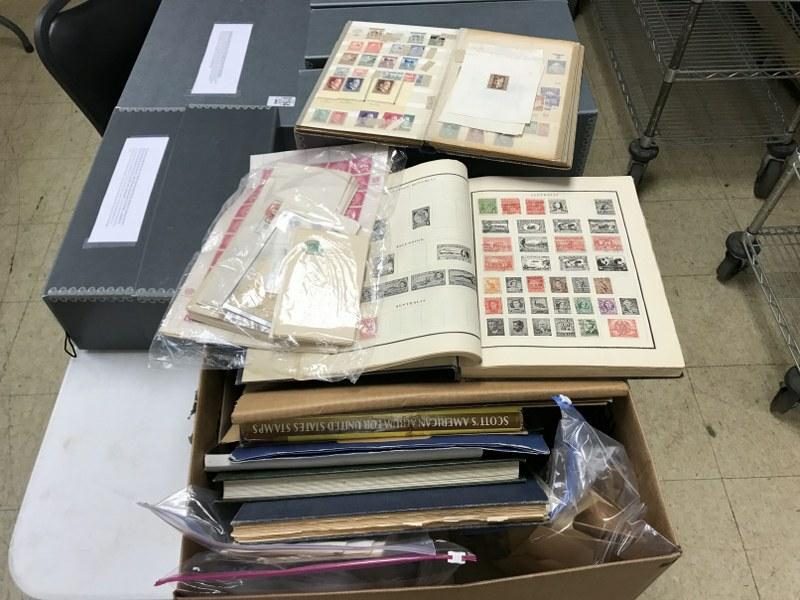 ESTATE LOT OF OLDER STAMPS (1 of 10)