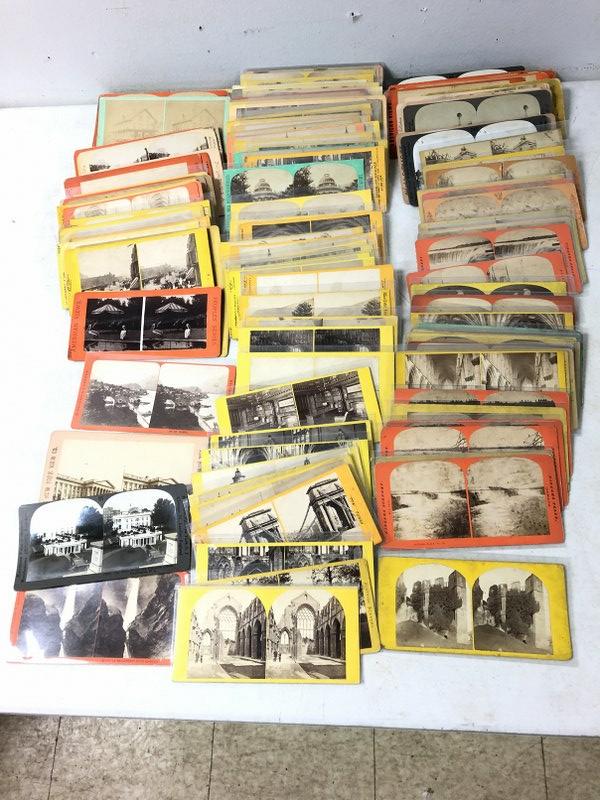 LOT OF 130 STEREOVIEWS, ALL REAL PHOTO, INCLUDING (1 of 6)