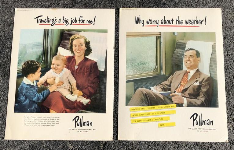 2 POSTERS-1949 PULLMAN POSTERS, WHY WORRY ABOUT THE (1 of 1)