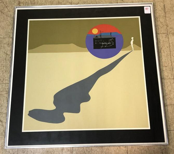 ERNEST TROVA 1972 SILKSCREEN F.M. PROSPECTIVE SHADOW (1 of 6)