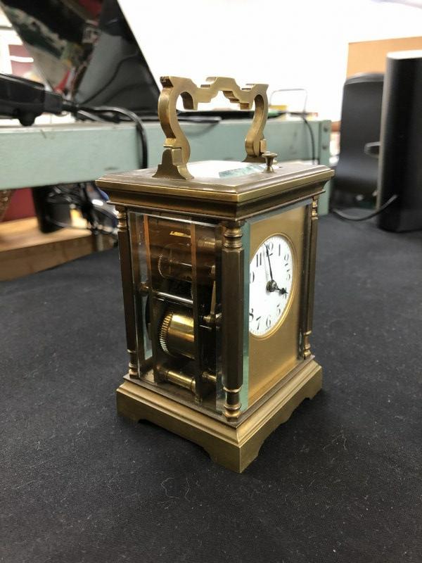 D. BARROIS FRENCH 11 JEWEL CARRIAGE CLOCK, STAMPED (1 of 6)