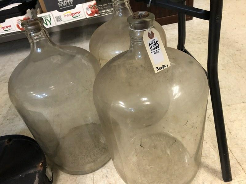 3 OLD WATER BOTTLES: 3 OLD WATER BOTTLES