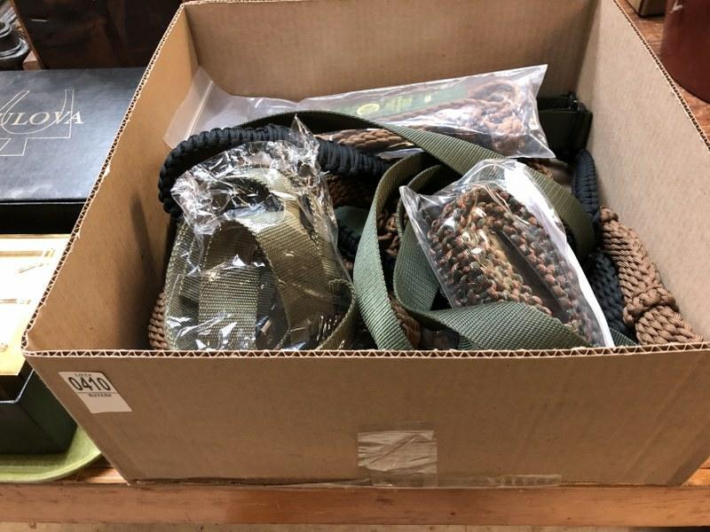 BOX OF NEW GUN SLINGS: BOX OF NEW GUN SLINGS