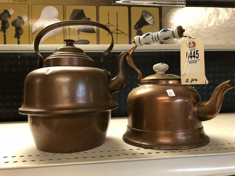 2 COPPER KETTLES: 2 COPPER KETTLES