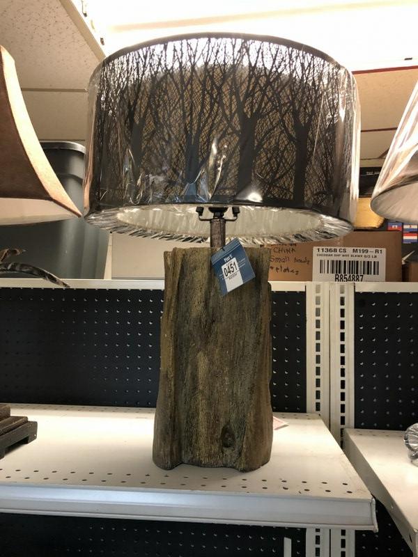 PIER 1 NEW FAUX TABLE LAMP: PIER 1 NEW FAUX TABLE LAMP