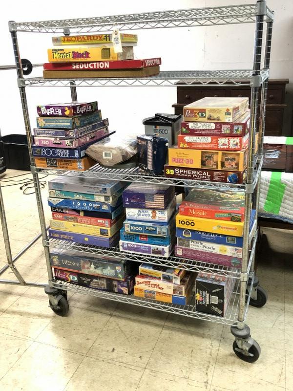 CART OF PUZZLES & GAMES: CART OF PUZZLES & GAMES