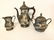 GORHAM 3 PC. STERLING SILVER TEA SET, MONOGRAMMED WITH - 5