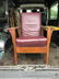 MISSION OAK ARTS & CRAFTS MORRIS CHAIR, PEGGED