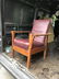 MISSION OAK ARTS & CRAFTS MORRIS CHAIR, PEGGED - 2