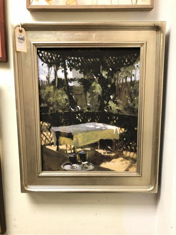 JOHN SINGER SARGENT CONTEMPORARY PRINT, IN NICE CUSTOPM: JOHN SINGER SARGENT CONTEMPORARY PRINT, IN NICE CUSTOPM SILVER FAME, MEASURES 26" X 22" (FRAME). FROM LOCAL ESTATE.