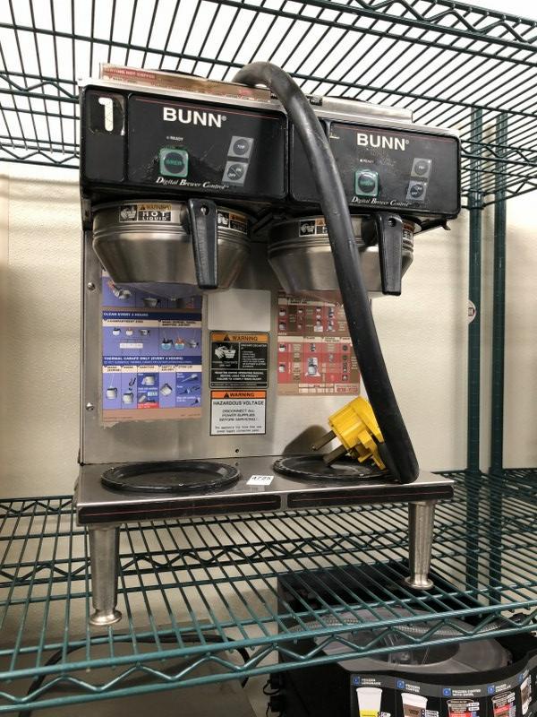 BUNN DIGITAL BREWER COFFEE MAKER, NO POTS INCLUDED.: BUNN DIGITAL BREWER COFFEE MAKER, NO POTS INCLUDED. THIS LOCATION IS LOCATED AT 575 BROADWAY, KINGSTON, NEW YORK 12401, IT CAN BE PREVIEWED BY APPOINTMENT ONLY (845) 389-1933. ALL ITEMS ARE SOLD IN AS
