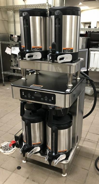 NEW OR (NEVER USED) BUNN MODEL ICBTWIN SH COFFEE: NEW OR (NEVER USED) BUNN MODEL ICBTWIN SH COFFEE MACHINE WITH EXTRA WARMER AND 4 NEW POTS. WE BELIEVE THE UNIT WAS NEVER USED. THIS LOCATION IS LOCATED AT 575 BROADWAY, KINGSTON, NEW YORK 12401, IT CA