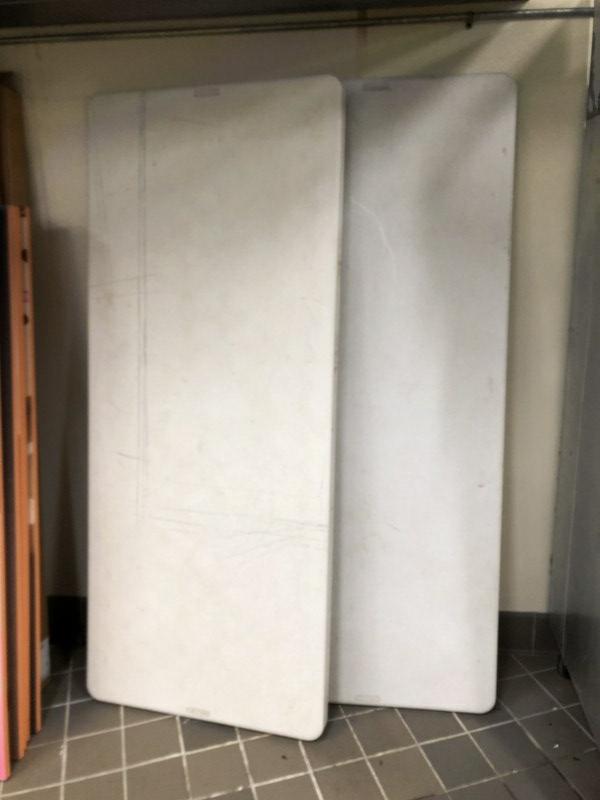 2 PLASTIC 6 FT TABLES. THIS LOCATION IS LOCATED AT 575: 2 PLASTIC 6 FT TABLES. THIS LOCATION IS LOCATED AT 575 BROADWAY, KINGSTON, NEW YORK 12401, IT CAN BE PREVIEWED BY APPOINTMENT ONLY (845) 389-1933. ALL ITEMS ARE SOLD IN AS IS CONDITION, MUST BE REMOVE