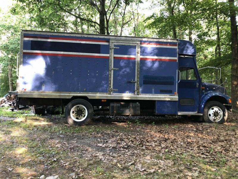 STEP VAN, 18: STEP VAN, 18' POST OFFICE TRUCK, 1999 INTERNATIONAL ,4700DT46 BLUE. VIN 1HTSCAAN5XH6558. 65,307 OPEN BOX TRUCK, SUPER COOL. NEEDS A SENSOR ON ENGINE. SHUTS OFF WHEN PUT IN DRIVE. TO SCHEDULE AN APPOIN