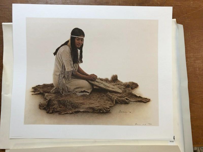 JAMES BAMA ARTIST PROOF, LIMITED EDITION PRINT, TITLED: JAMES BAMA ARTIST PROOF, LIMITED EDITION PRINT, TITLED SAGE GRINDER, NUMBER 19 OF 50 PRINTED. EXCELLENT ESTATE CONDITION, FROM BALLANTINE PUBLISHING ESTATE, MEASURES 20" X 24", IN ORIGINAL GREENWICH W