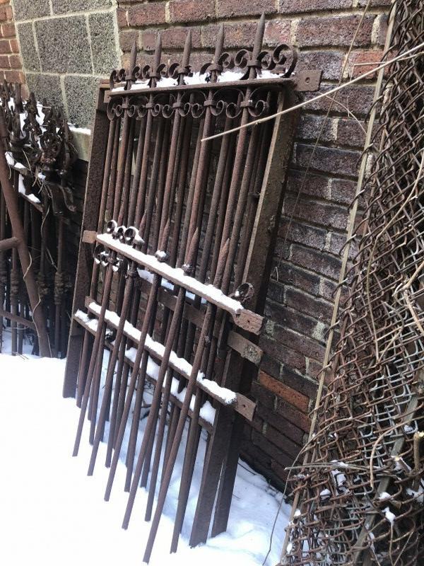 MISC. LOT ESTATE IRON GATES & WINDOW GUARDS FOUND IN: MISC. LOT ESTATE IRON GATES & WINDOW GUARDS FOUND IN BROOKLYN ESTATE HOARDERS YARD WE ARE SELLING, PICK UP FOR THIS LOT IS IN BROOKLYN, N.Y. INCLUDES PAIR OG GATES, SINGLE GATE, & (2) WINDOW GUARDS.