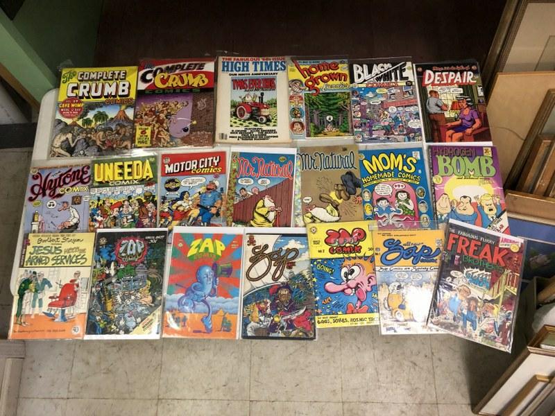 22 ISSUE UNDERGROUND COMIX LOT INCL ZAP R CRUMB FREAK (1 of 7)