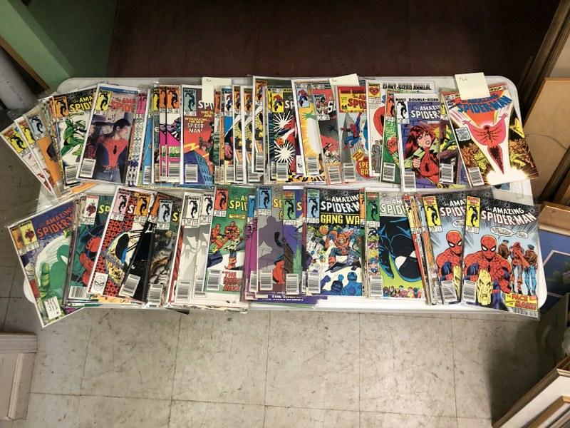 82 ISSUES OF 1980s AMAZING SPIDER-MAN INCL. 252 & (1 of 6)