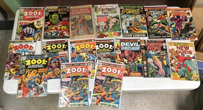 16 JACK KIRBY SILVER & BRONZE AGE COMICS FANTASTIC FOUR (1 of 2)