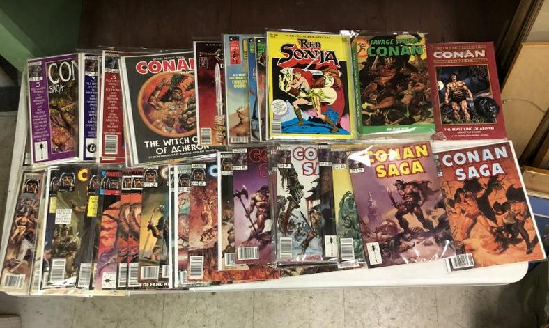 56-BOOK CONAN MAGAZINE LOT MARVEL (1 of 1)