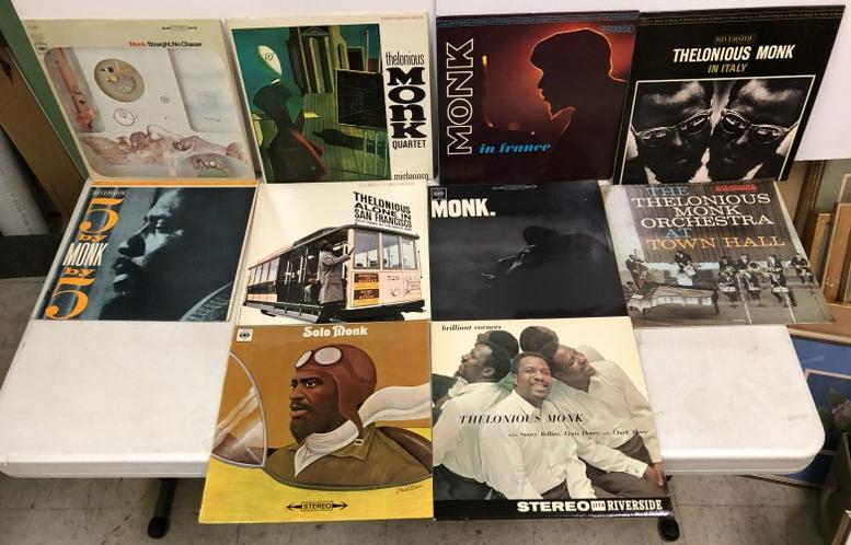 10 STEREO THELONIOUS MONK LPS SOLO MONK (ONE EYE, CBS (1 of 1)