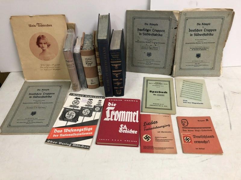 LOT OF WW II ERA GERMAN MILITARY BOOKS, PAMPHLETS, ETC. (1 of 6)