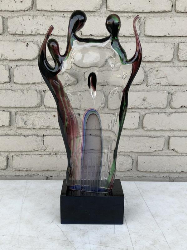 ART GLASS SCULPTURE SIGNED MARIO MELLARA MURANO ON (1 of 5)