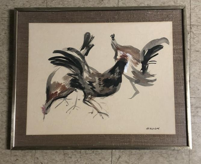 FRANK TREGARTHEN BROKENSHAW (BROCK) 1912-2004 W/COLOR (1 of 3)