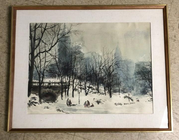 BOGOMIR BOGDANOVIC (1923-2011) W/COLOR PROBABLY CENTRAL (1 of 4)