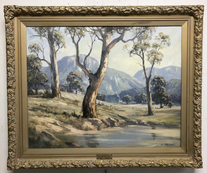 ROBERT PARSONS (B 1918) O/C LANDSCAPE, TITLED ON BACK (1 of 7)