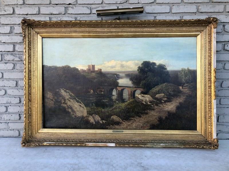 J T NEIMAN (E J NEIMAN 1813-1876 BRITISH ?) LARGE O/C (1 of 7)