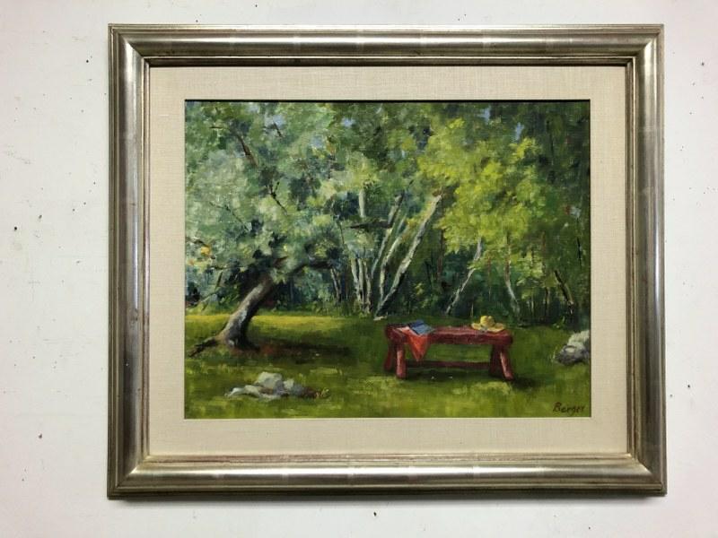 SALLY BERGER (1925-2021) O/C LANDSCAPE TITLED  (BE (1 of 2)