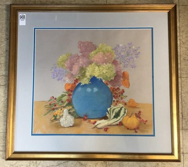 SALLY BERGER (1925-2021) PASTEL TITLED (OCTOBER IN THE (1 of 2)