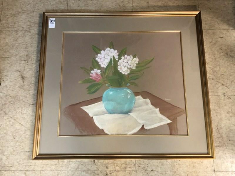 SALLY BERGER (1925-2021) PASTEL TITLED (SHONGUM (1 of 3)