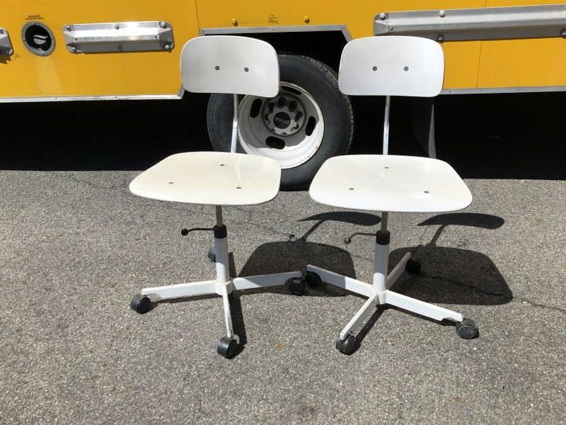 2 KEVI ADJUSTABLE SWIVEL DESK CHAIRS, GOOD CONDITION (1 of 1)