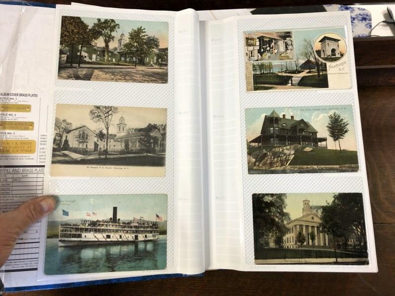 (2) NEWBURGH NY POSTCARD ALBUMS, FROM LOCAL HISTORIANS (1 of 10)