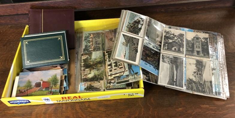 LARGE MISC. OLDER POSTCARD LOT, HUNDREDS& (1 of 9)