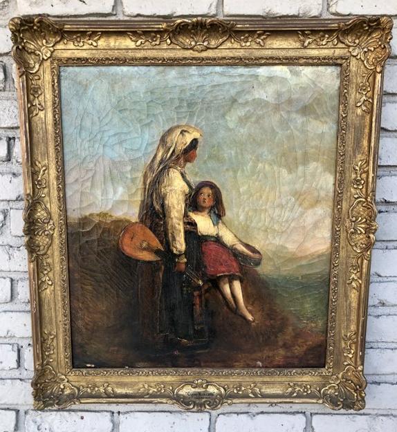 CHARLES JAMES LEWIS (1830-1892 BRITISH) O/C TITLED (1 of 5)