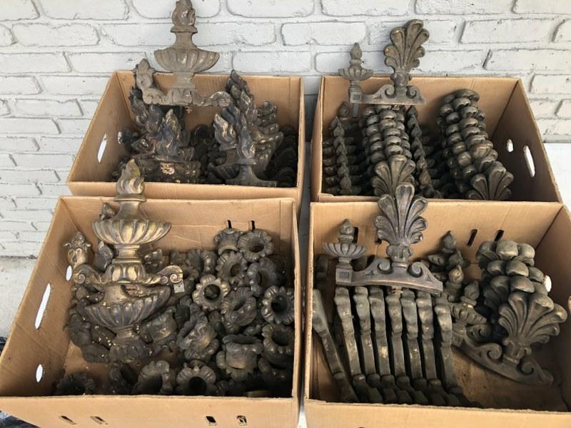 BIG LOT FANTASTIC VICTORIAN ERA CURTAIN VALANCE TOPS (1 of 10)