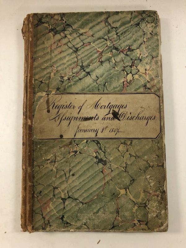1847-1849 HUDSON VALLEY LEDGER FROM WOODSTOCK, N.Y. (1 of 6)