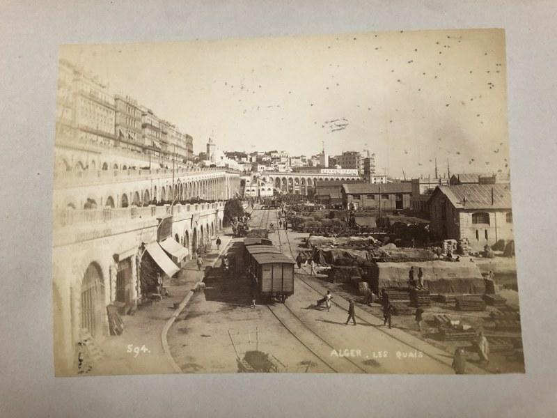 1880'S PHOTO ALBUM ALGERIA, ALGER, CASBAH, WITH ARABS, (1 of 10)
