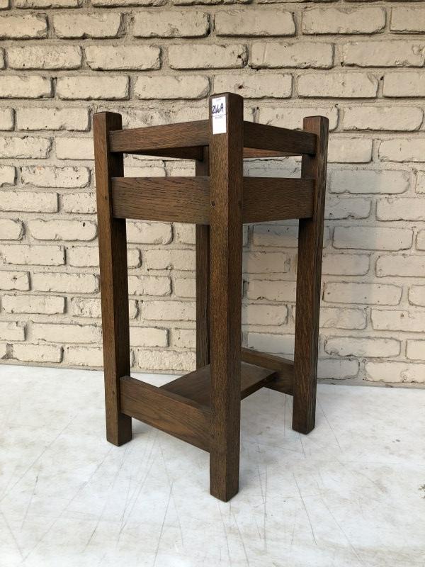 JM YOUNG MISSION OAK PLANT STAND, FROM LOCAL (1 of 2)