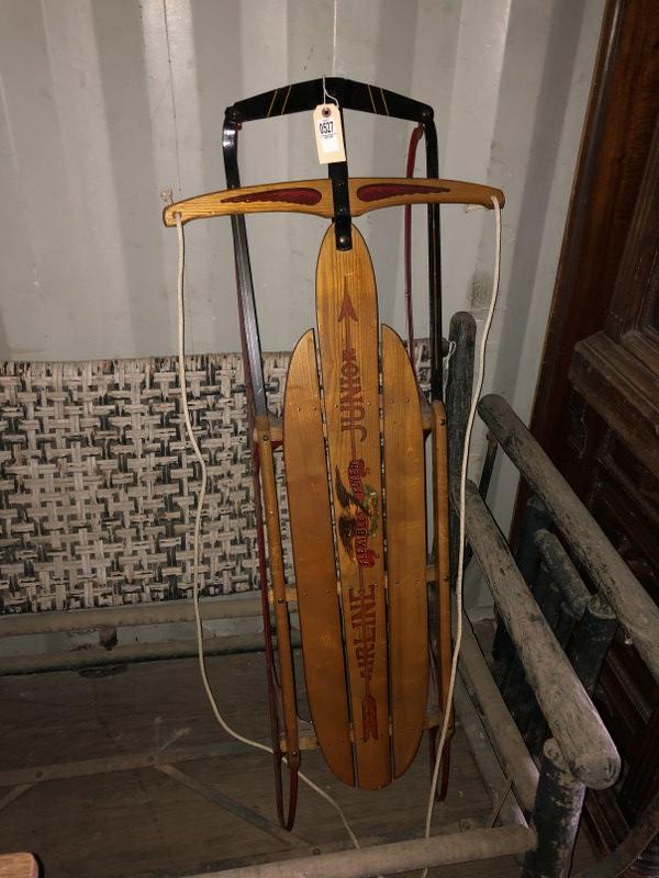NICE, LITTLE USE, OLD FLEXIBLE FLYER SLED (1 of 1)